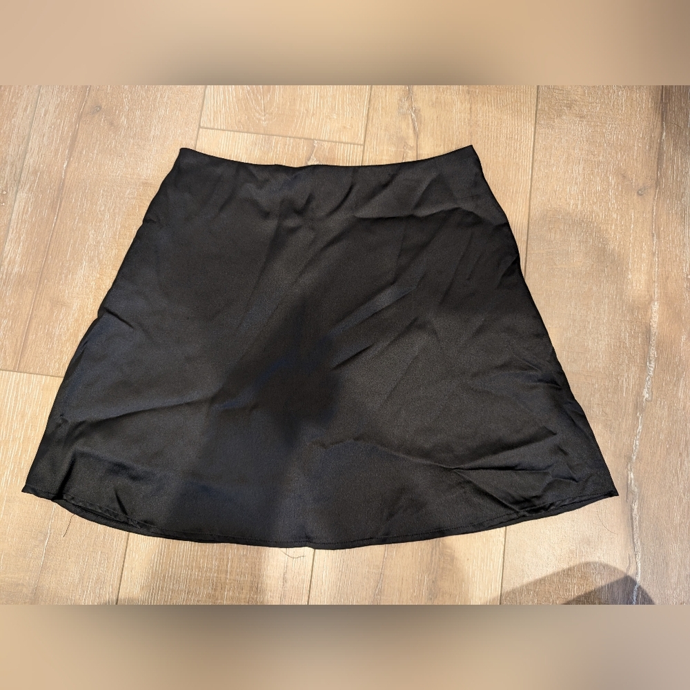 Black Women's Silk Skirt
